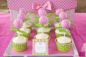 decor cupcake balle de tennis